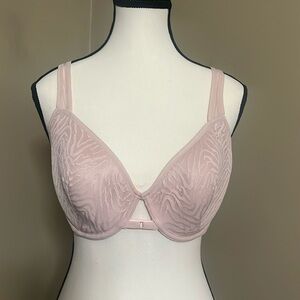 2/$24 Adore Me Bra Sz Various Beige Padded Underwire Feminine Sheer Strap Detail